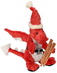 Santa Dragon and Bully Sticks Holiday Combo Pack for Dogs